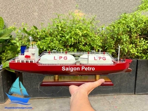 Mô Hình Tàu Khí LPG 50cm Cao Cấp | Trang Trí Đẳng Cấp